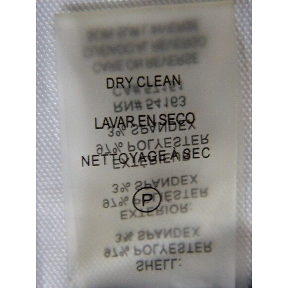 Calvin Klein Womens Blouse Size XS Blue & Gray Floral with Petal Sleeves - Picture 11 of 15